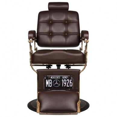 GABBIANO FOTEL BARBERSKI BOSS BRĄZOWY 6