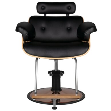 Парикмахерское кресло HAIRDRESSING CHAIR FLORENCE NUT BLACK 3 Парикмахерское кресло HAIRDRESSING CHAIR FLORENCE NUT BLACK 3