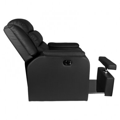 Pedikiūro krėslas FOTEL SPA PEDICURE HILTON BLACK 3
