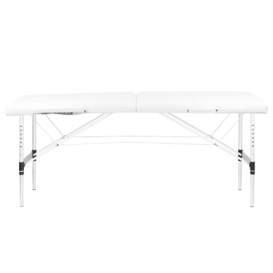 Kokkupandav massaažilaud ALU COMFORT 2 WHITE 3