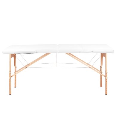 Складной массажный стол Balance 2 Wood White 1