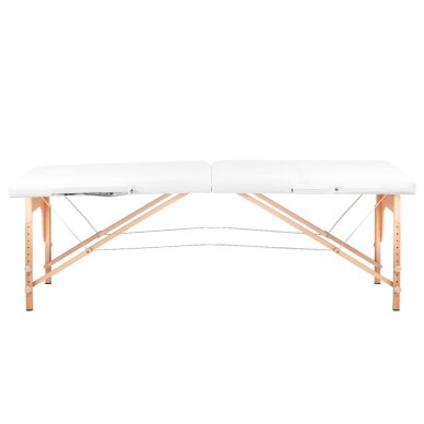 Foldable massage table Balance 2 Wood White 3