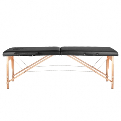 Sulankstomas masažo stalas WOOD COMFORT 2 BLACK 1