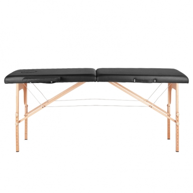 Sulankstomas masažo stalas WOOD COMFORT 2 BLACK 3