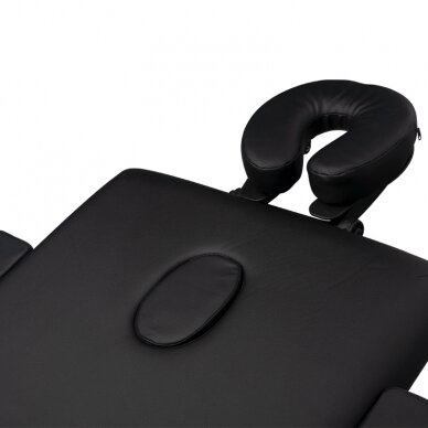 Sulankstomas masažo stalas ALU COMFORT 3 BLACK 2