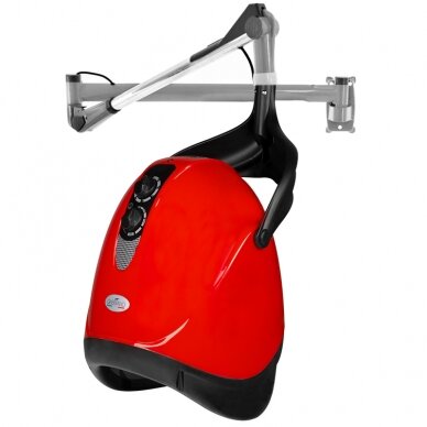 Stationary hairdryer Gabbiano Hood DX-201W 1 Speed Red 2