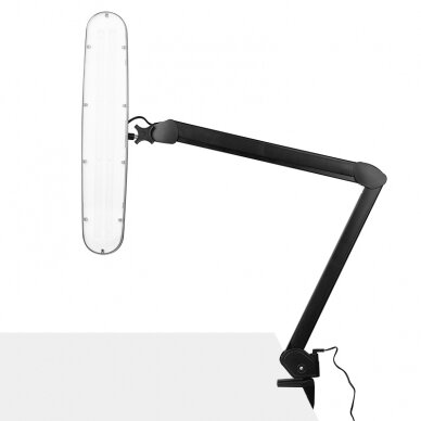 Kosmetologian LED-valaisin Elegante 1-12W Black (pöydälle asennettava) 2