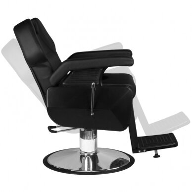 Fotel barberski Barber Chair Hair System New York Black 4