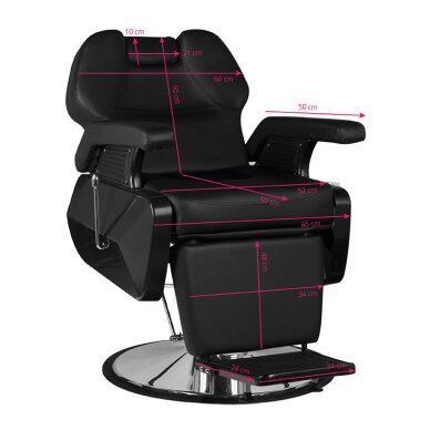 Parturituoli Barber Chair Hair System New York Black 5