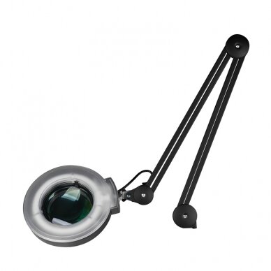 Kosmetologinė lempa su lupa 5D 22W BLACK 1