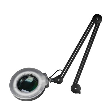 Cosmetology lamp with magnifier and stand S4 5D 22W BLACK 1