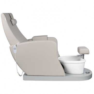 Педикюрное кресло с ванночкой для ног FOTEL SPA AZZURRO 016 GREY 1
