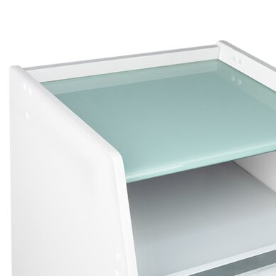 Wózek kosmetyczny ze zintegrowanym sterylizatorem UV 984 GREY 7 Wózek kosmetyczny ze zintegrowanym sterylizatorem UV 984 GREY 7