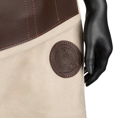 Friziera priekšauts BARBER LEATHER BIEGE BRŪNS 3