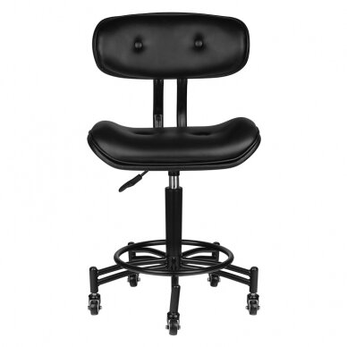 Kosmetoloogiline stool GABBIANO HAIRDRESSER STOOL FLORENCE BLACK 1