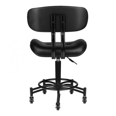 Kosmetoloogiline stool GABBIANO HAIRDRESSER STOOL FLORENCE BLACK 2