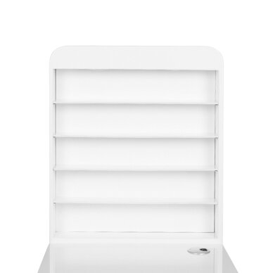 Manikīra galds ar putekļu savācēju COSMETIC DESK LEFT SHELF WHITE 6