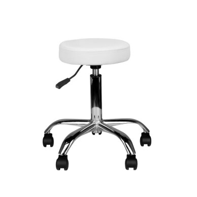 Kosmetoloģijas taburete BEAUTY COMFORT WHITE 1