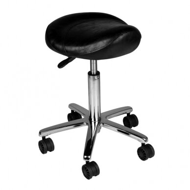 Meistara krēsls COSMETIC BEAUTY STOOL BLACK