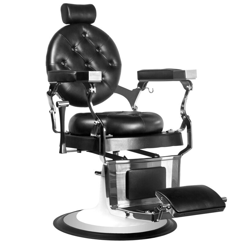 Parturituoli Barber Chair Gabbiano Imperator Black Parturituoli Barber Chair Gabbiano Imperator Black