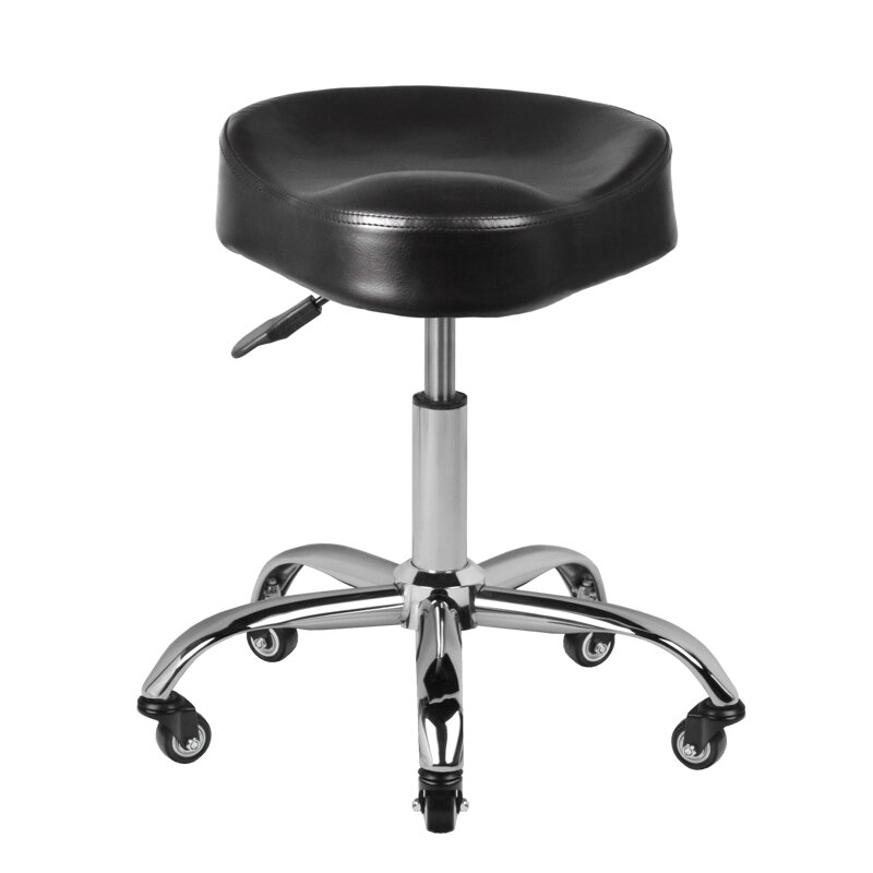 Kosmetoloģijas taburete GABBIANO HAIRDRESSER CHAIR BLACK 1