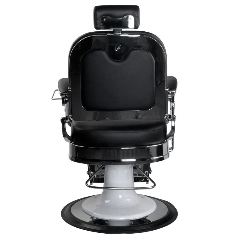 Fotel barberski Barber Chair Gabbiano Ernesto Black 4