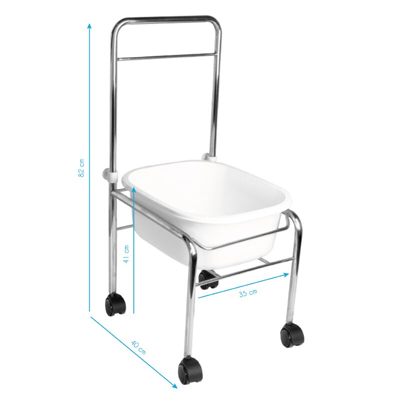 Pedikiūro vonelė SHOWER FOR PEDICURE CHROME 4 Pedikiūro vonelė SHOWER FOR PEDICURE CHROME 4