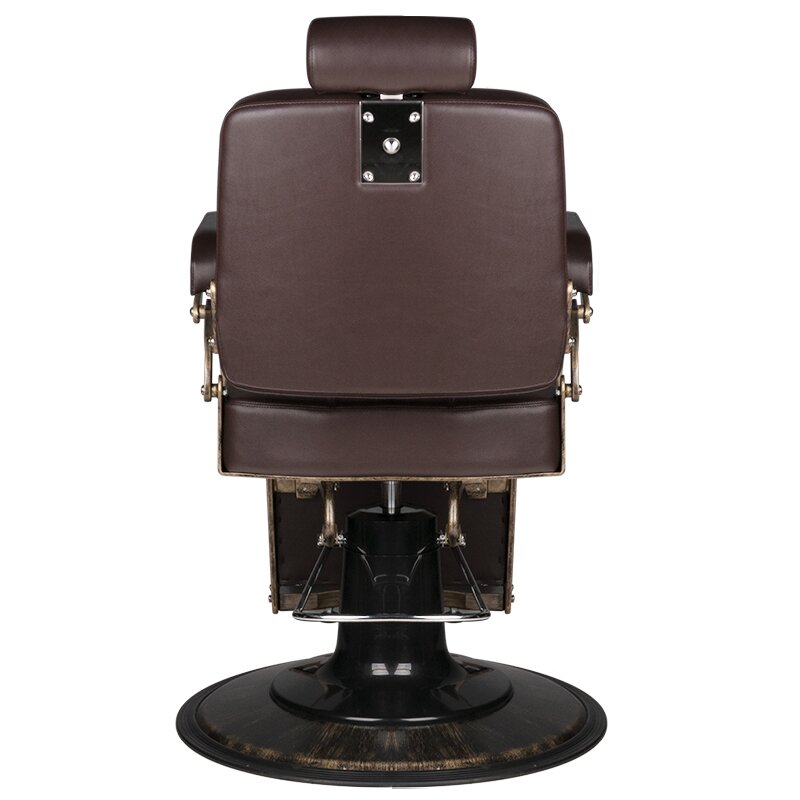 Parturituoli Barber Chair Gabbiano Boss Old Leather Dark Brown 4