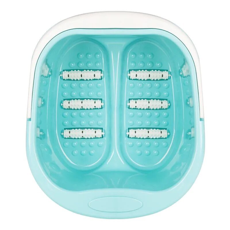 Jalkahieronta-amme hierontarullilla, sininen 1