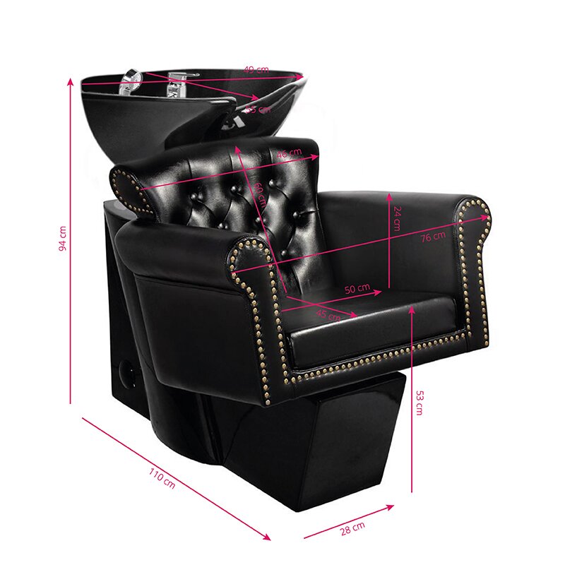 Kirpyklos plautuvė GABBIANO PROFESSIONAL HAIRWASHER BERLIN VERSAILE TWIN BLACK 1 Kirpyklos plautuvė GABBIANO PROFESSIONAL HAIRWASHER BERLIN VERSAILE TWIN BLACK 1