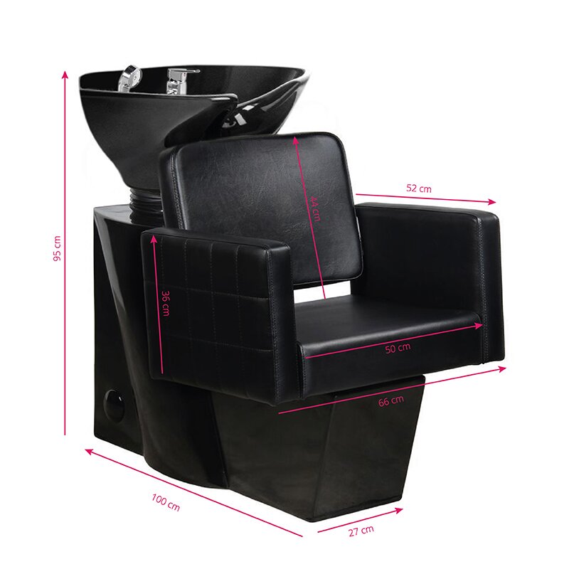 Juuksuri valamu GABBIANO PROFESSIONAL HAIRWASHER CHAIR ANKARA BLACK BASE BLACK SEAT 1 Juuksuri valamu GABBIANO PROFESSIONAL HAIRWASHER CHAIR ANKARA BLACK BASE BLACK SEAT 1