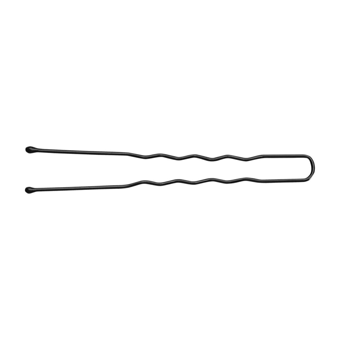 Kokówki fryzjerskie do włosów E-65 300 szt. 6 cm czarne 1