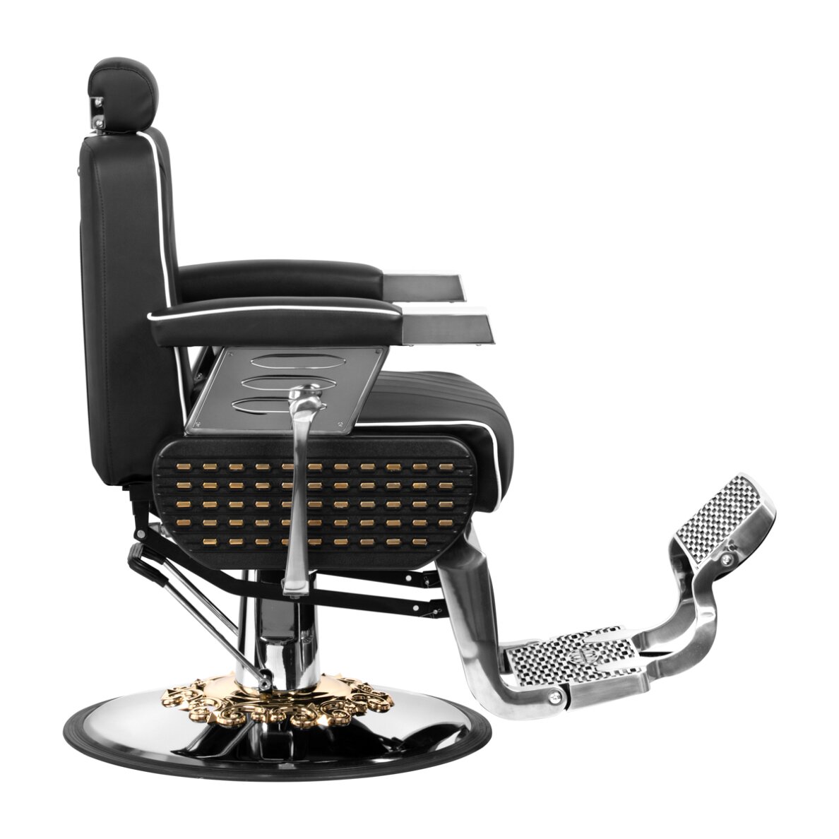 Парикмахерское кресло Barber Chair Gabbiano Livio Black 2