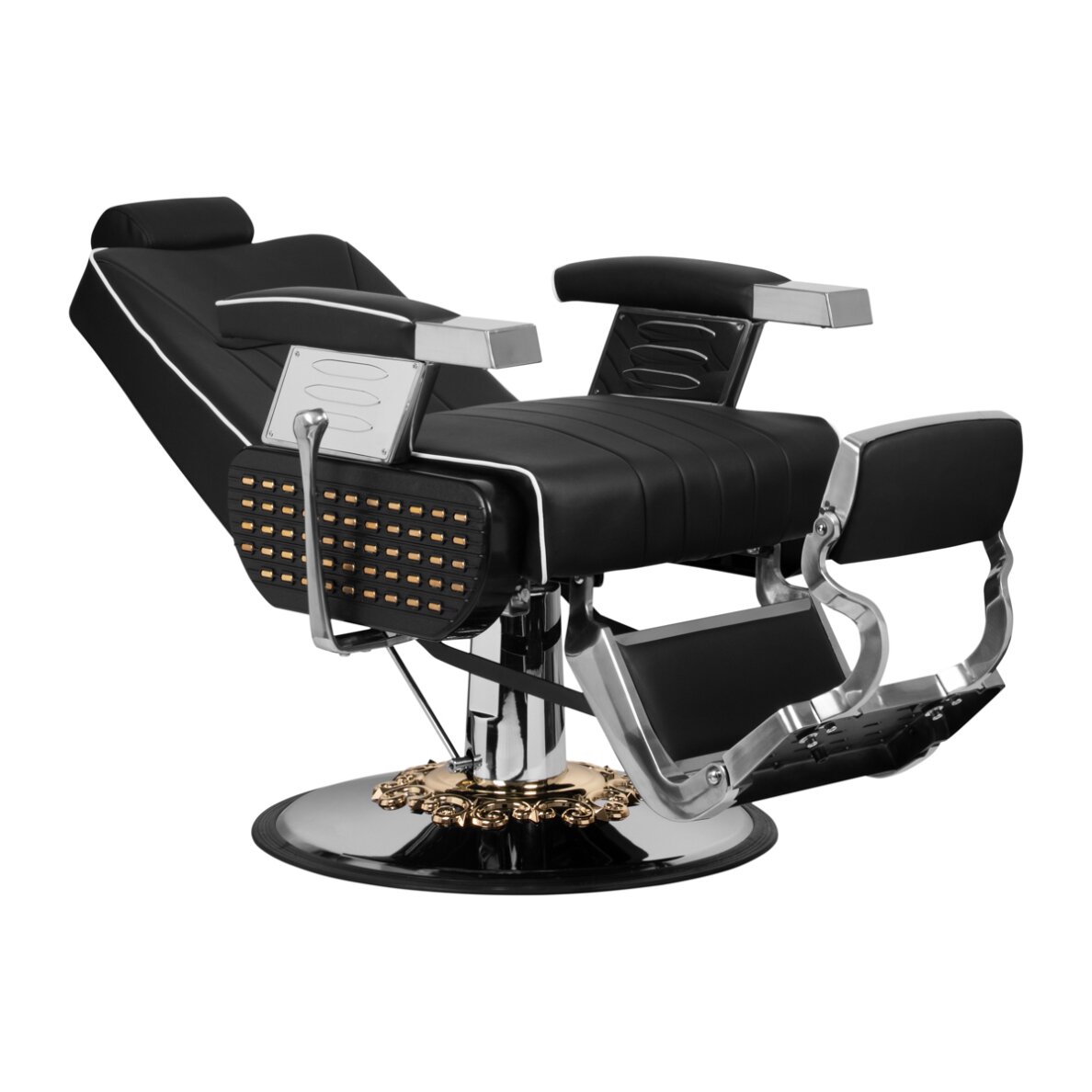 Парикмахерское кресло Barber Chair Gabbiano Livio Black 3