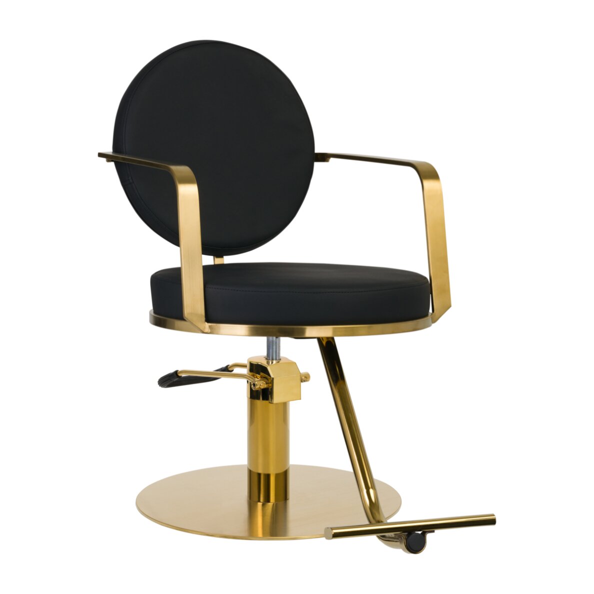 Juuksuritool GABBIANO PROFESSIONAL HAIRDRESSING CHAIR ARRAS GOLD BLACK Juuksuritool GABBIANO PROFESSIONAL HAIRDRESSING CHAIR ARRAS GOLD BLACK