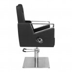 Kirpyklos kėdė GABBIANO BARBER HAIRDRESSING CHAIR VILNIUS ALPHA BLACK