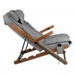 Sulankstoma masažinė kėdė SHIATSU RELAX FOLD GREY