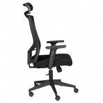 Kontoritool ratastel RECEPTION CHAIR MAX COMFORT 32H BLACK
