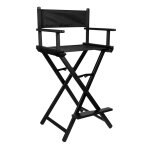 Meikkituoli MAKE-UP CHAIR ALU BLACK