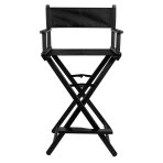 Makiažo kėdė MAKE-UP CHAIR ALU BLACK