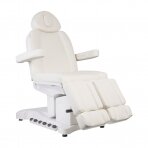 Kosmetoloģijas krēsls AZZURRO PEDI PRO ELECTRIC 3 MOTOR WHITE HEATED