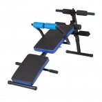 Daudzfunkcionāls vingrošanas sols EXERCISE BENCH BLACK BLUE