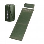 Akupresūros masažinis kilimėlis 130x43cm + Akupresūros masažinė pagalvė DARK GREEN