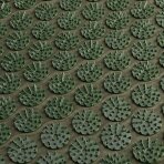Akupresūros masažinis kilimėlis 130x43cm + Akupresūros masažinė pagalvė DARK GREEN