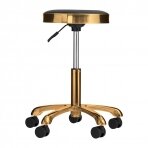 Master krēsls ROMAN BLACK ROUND GOLD