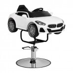 Vaikiška kirpyklos kėdė BMW WHITE