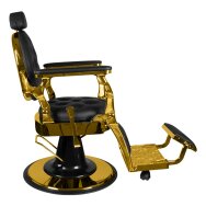 Kirpyklos kėdė Barber Chair Gabbiano Guilio Gold Black Kirpyklos kėdė Barber Chair Gabbiano Guilio Gold Black