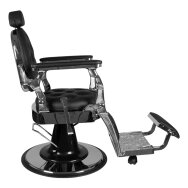 Kirpyklos kėdė Barber Chair Gabbiano Guilio Silver Black