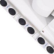 Cosmetology chair Azzurro Pro Electric 3 Motor Foot Control White Heated