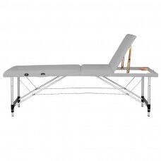 Foldable massage table ALU COMFORT 3 GREY